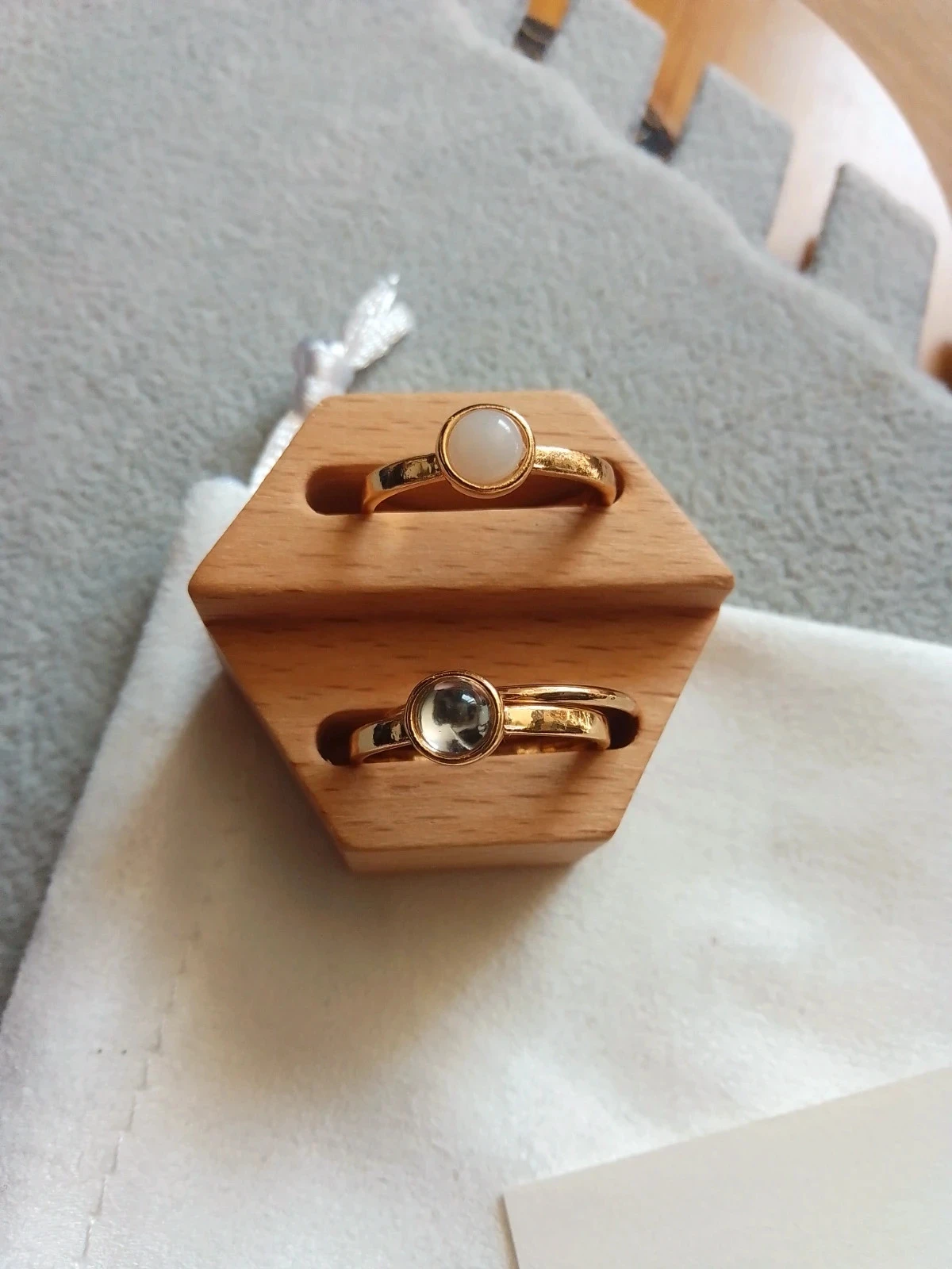 Lot de 3 anillos de acero inoxidable 17mm – photo 4